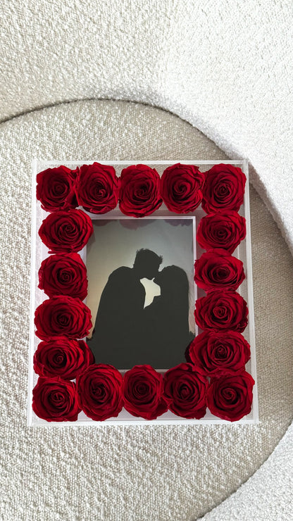 Elegant Photo Frame 18 Roses