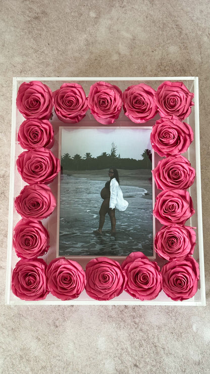 Elegant Photo Frame 18 Roses