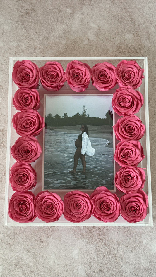 Elegant Photo Frame 18 Roses