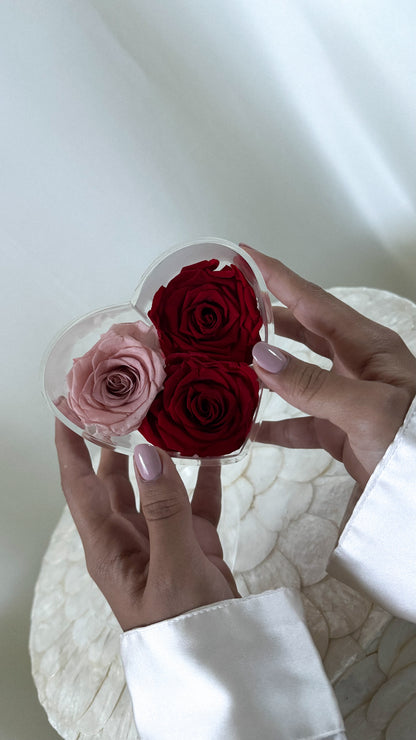 Heart 3 Roses
